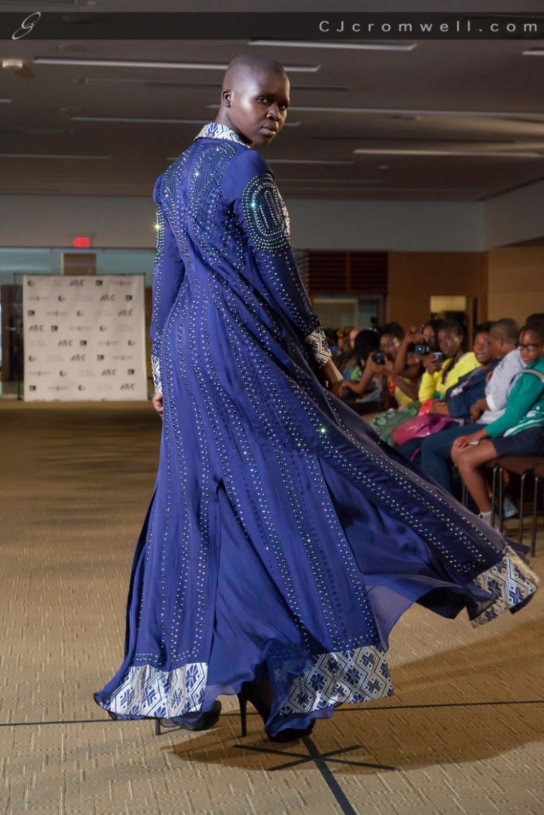 Model Grace Modi in Farida's Style hand beaded jacket. (Photo: CJ Cromwell)