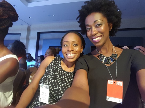 In the front row with Florence, of Publicis and ABC Ghana.