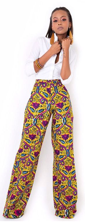 Six Ways to Wear African Print Trousers